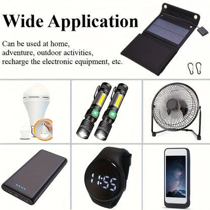 Solariq FoldPanel 30 | Faltbares Solarpanel | 30 W USB | Wasserdicht & Mobil