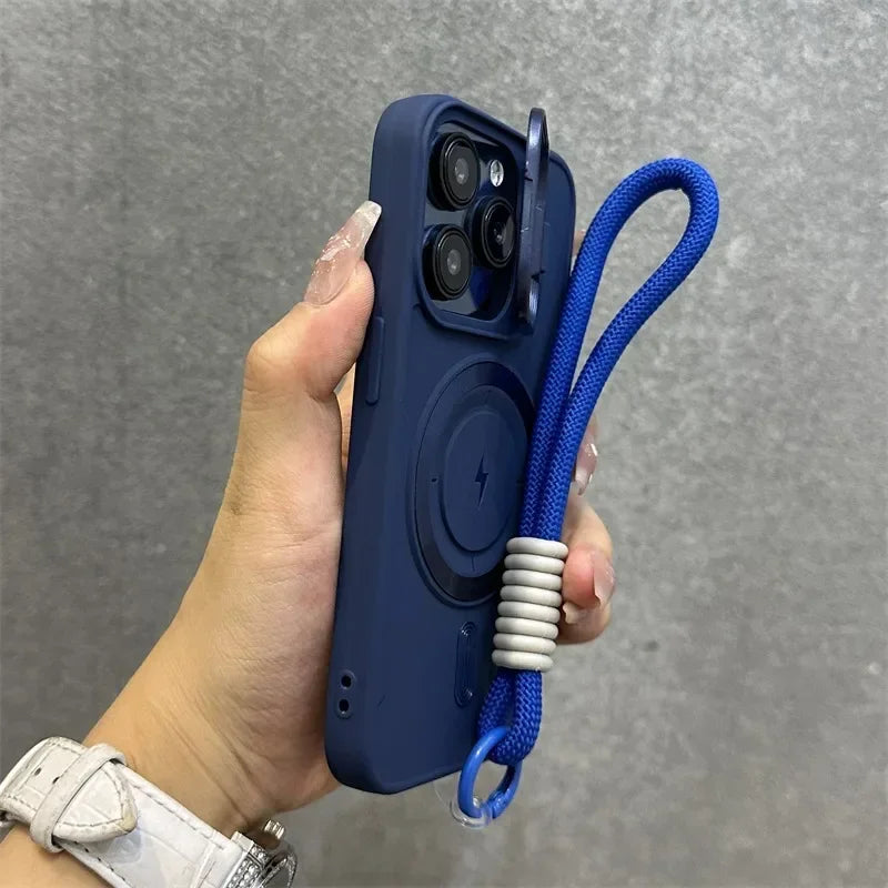 Brehn | Magnetische weiche Handgelenk Halter Linse Abdeckung iPhone Hülle