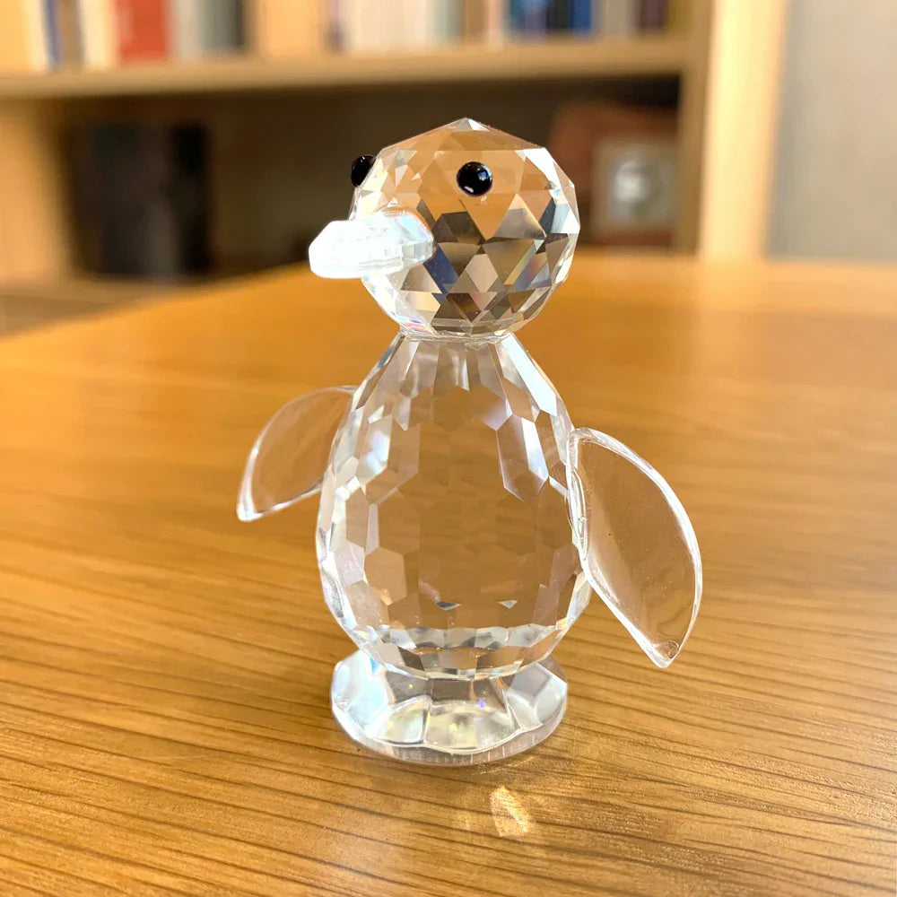 Superniedliche Tierkristallkugelfiguren