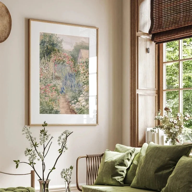 Klassische Vintage Sommer Landschaften Fine Art Leinwanddrucke Galerie Wandkunst Bilder für Wohnzimmer Esszimmer Schlafzimmer Wohnkultur | Brehn