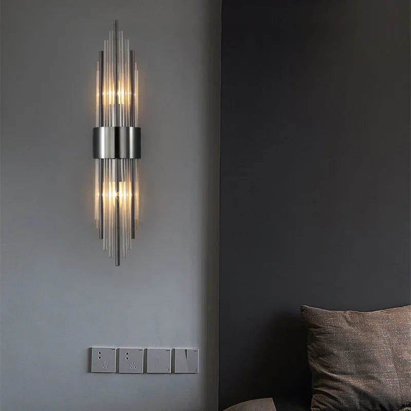 Brehn | GoldenLuxe Elegante LED-Wandleuchte | Luxuriöses Design in Gold | Stilvolle Wandbeleuchtung