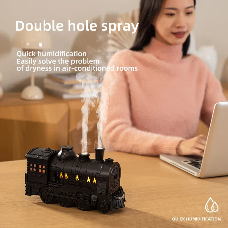 Brehn | Mini Train Aromatherapie ätherische Öl Diffusor Lampe Dekor