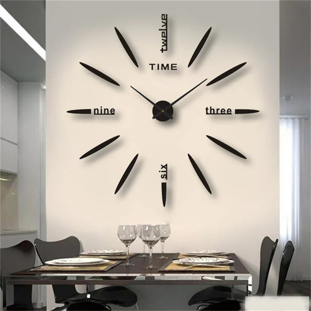 Brehn | Neue große einzigartige Stil Acryl Wanduhr