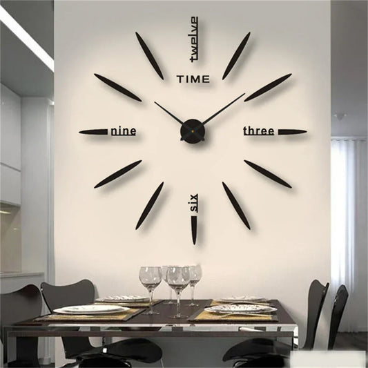 Brehn | Neue große einzigartige Stil Acryl Wanduhr