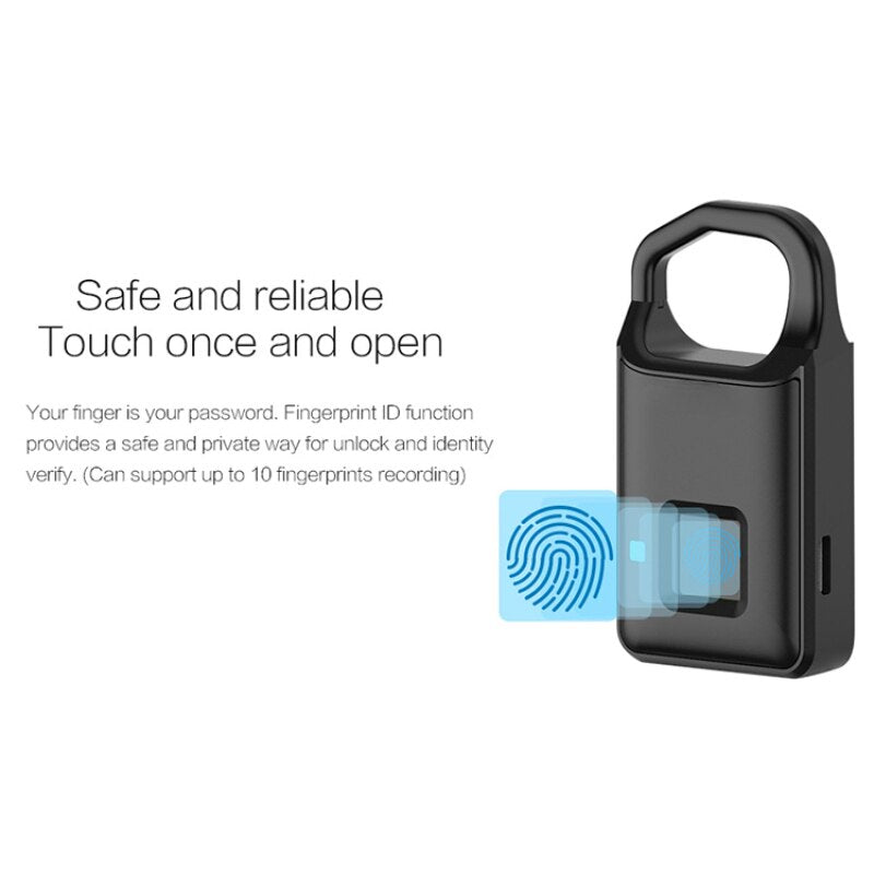 Touch Guard Smart Fingerprint Wasserdicht Sicheres Schloss | Brehn