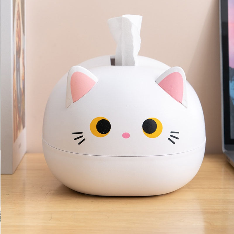 Kat-förmige Desktop-Gewebe-Box