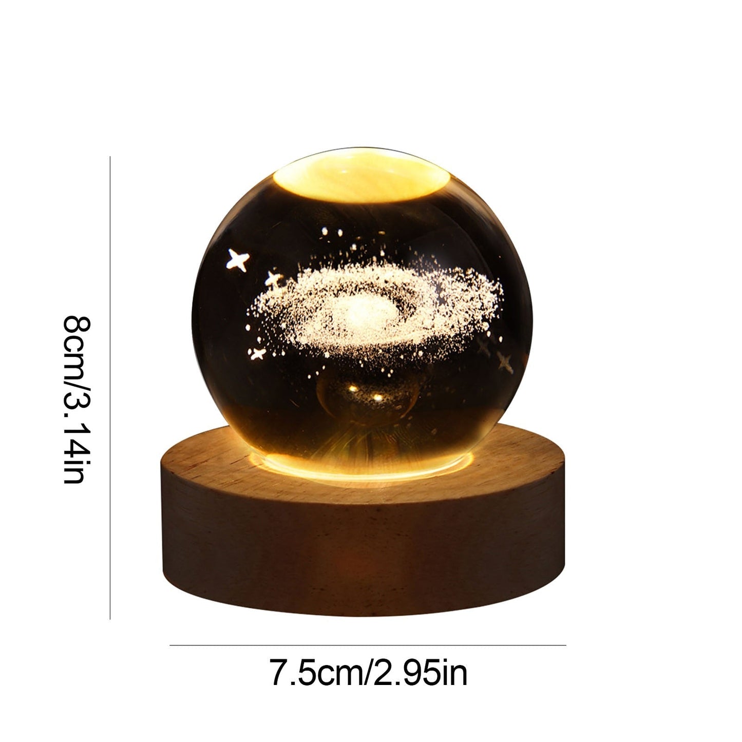 Brehn | Kristall Licht Ball | Einzigartige Dekoration für das Zuhause