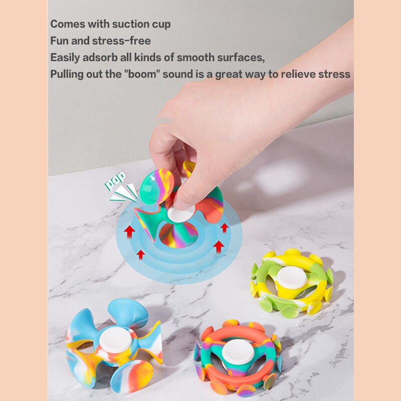 VIvolux | Anti-Stress Silikon Bunter Hand Spinner
