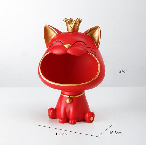 Brehn | Fortune Kitty Statue Zuhause Aufbewahrungsbox