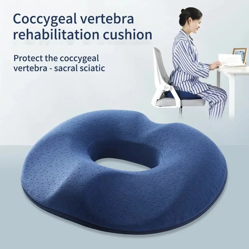 Brehn | OrthoRelax | Sitzkissen mit Memory Foam | Entlastung für Steißbein & Wirbelsäule | Ergonomisch & bequem