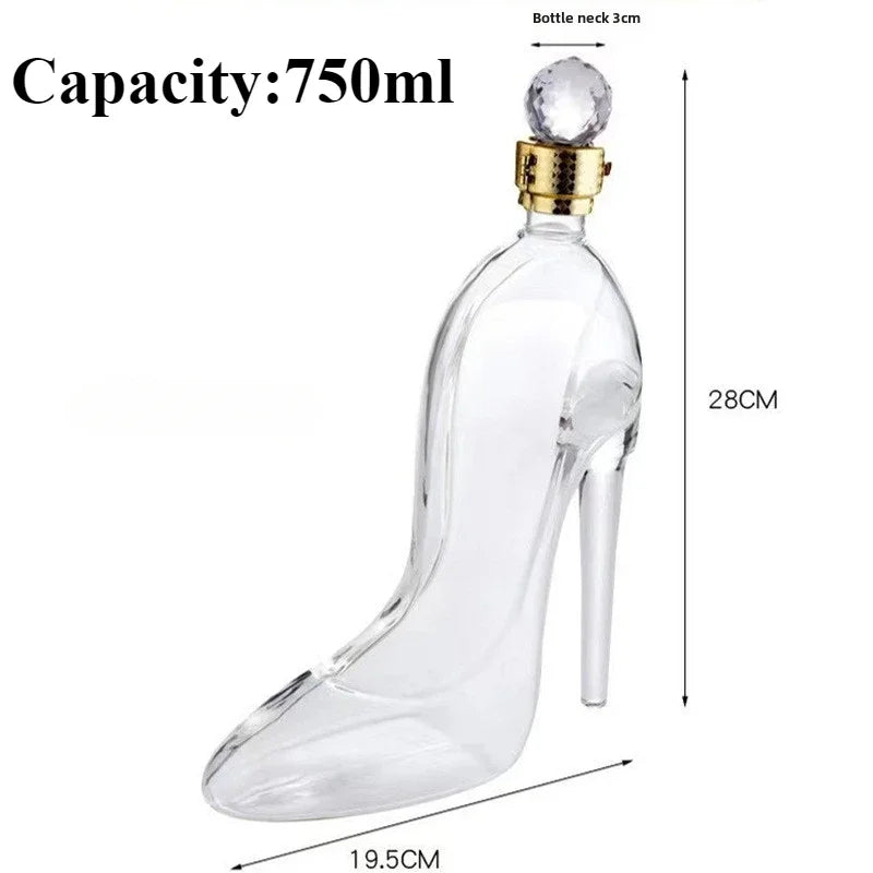 Brehn | High Heel Fancydesign Glas Weinkaraffe