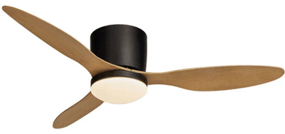 42/52 Zoll Deckenventilatoren mit LED-Lichtern - 3 Farben, 6 Geschwindigkeiten DC-Motor, Fernbedienung, niedrige Boden-Decorative Ventilatoren mit Beleuchtung | Brehn