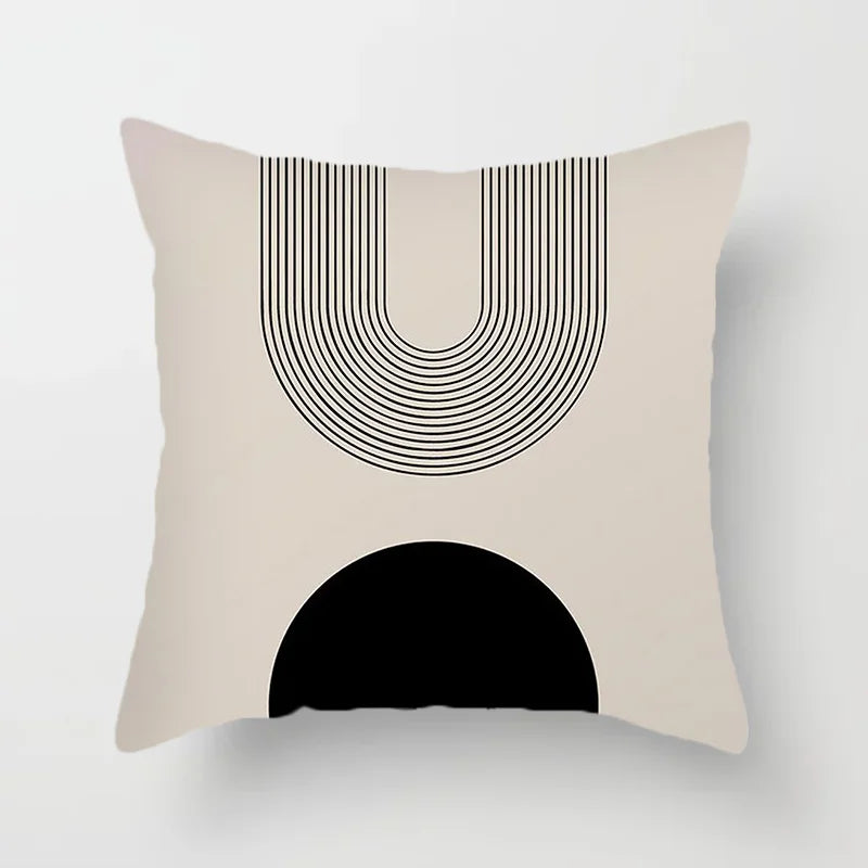 Moderne Kunst Abstraktes Muster Dekokissenbezüge Kreative Linien Sofa Stuhl Kissenhüllen Dekokissen Fall Home Office Dekor | Brehn