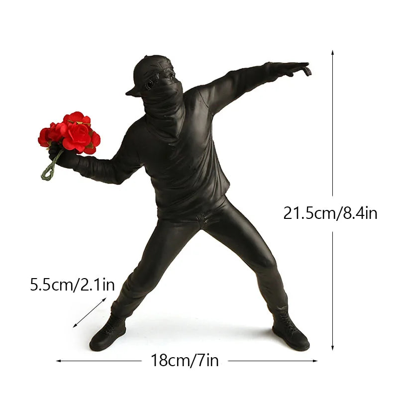 Banksy-inspirierte Skulpturensammlung