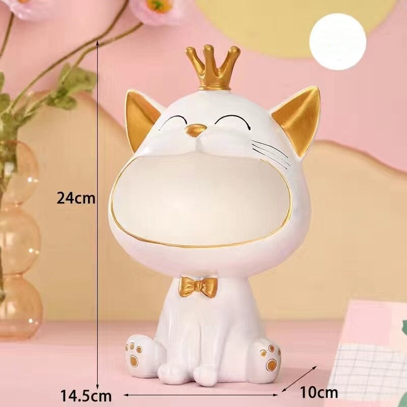 Brehn | Fortune Kitty Statue Zuhause Aufbewahrungsbox