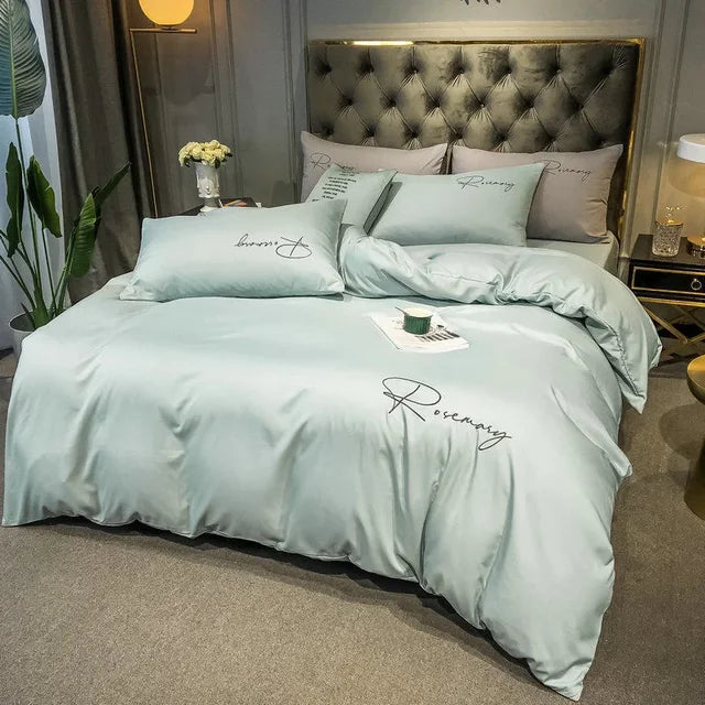Luxus-Dekbedovertzug mit Eleganter Stickerei – Weich, Atmungsaktiv und Hochwertig | Brehn