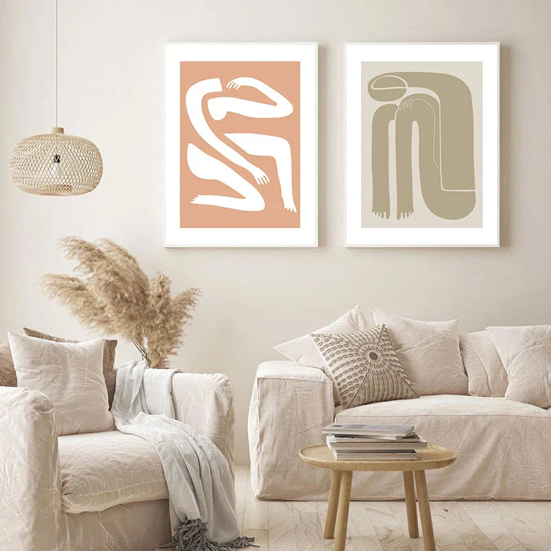 Abstrakte Minimalistische Stillleben Figuren Kunst Feine Kunst Leinwanddrucke Poster Bilder Für Wohnzimmer Schlafzimmer Moderne Wohnkultur | Brehn
