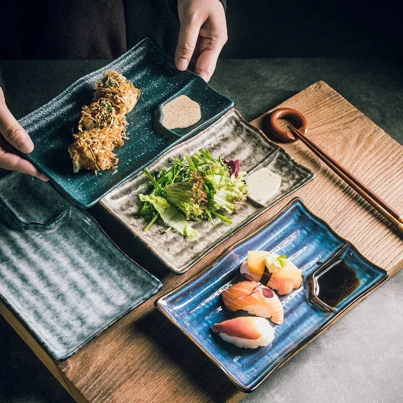 Artisan Keramische Sushi Teller Brehn