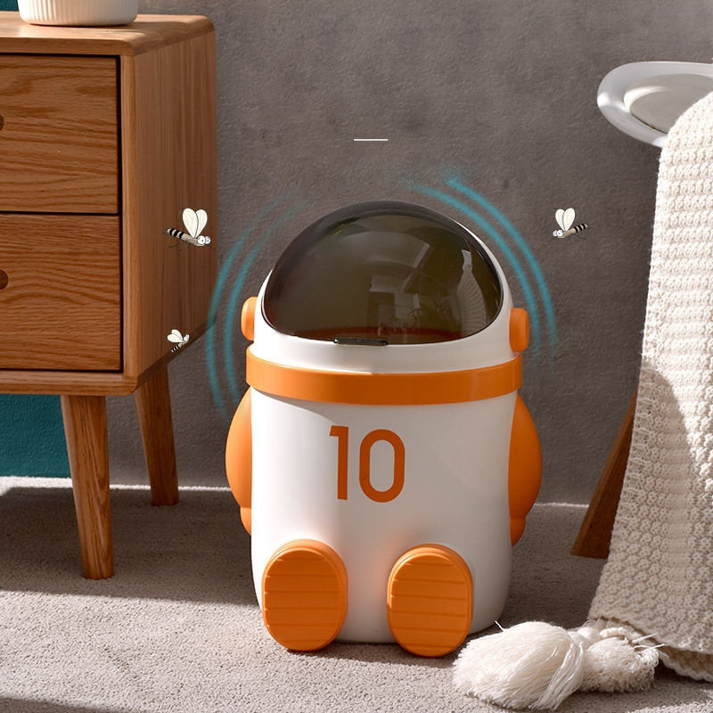 VIvolux | Mini Astronaut Form Niedlicher Büro-Mülleimer