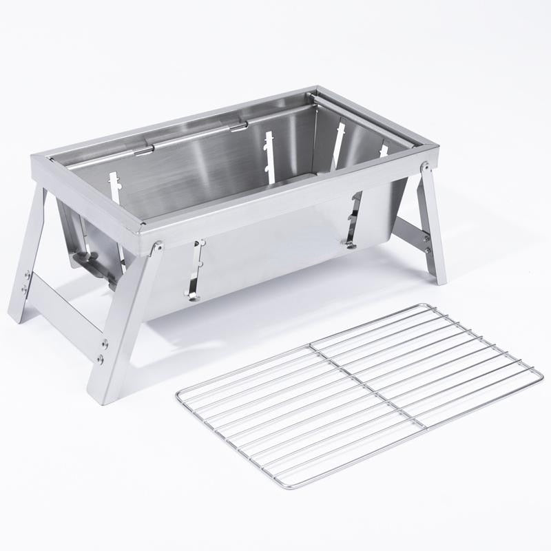VIvolux | Ultimate Camping Style Edelstahl Faltgrill