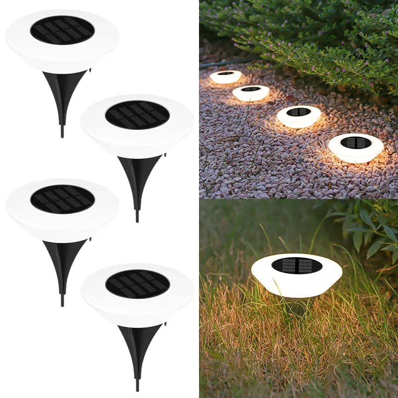 Solar Außenweg 4-teilige Lichter Brehn