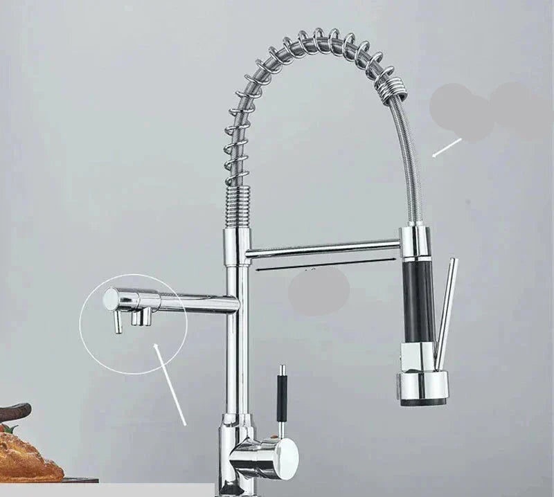 MixMaster – Flexibler 360° drehbarer Küchenmischerhahn Brehn