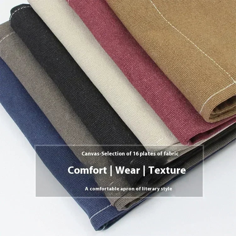 Canvas Schürze mit Taschen, verstellbar, Unisex | Brehn