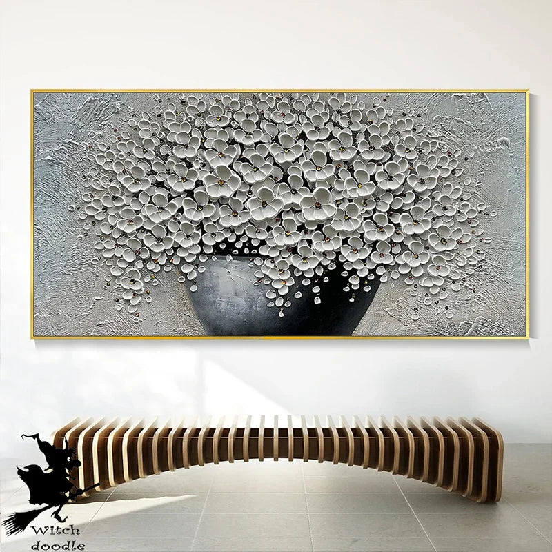 Moderne abstrakte Blumenbaum Wandkunst Fine Art Leinwanddrucke Große Größen Bilder Für Wohnzimmer Schlafzimmer Home Office Kunstdekoration | Brehn