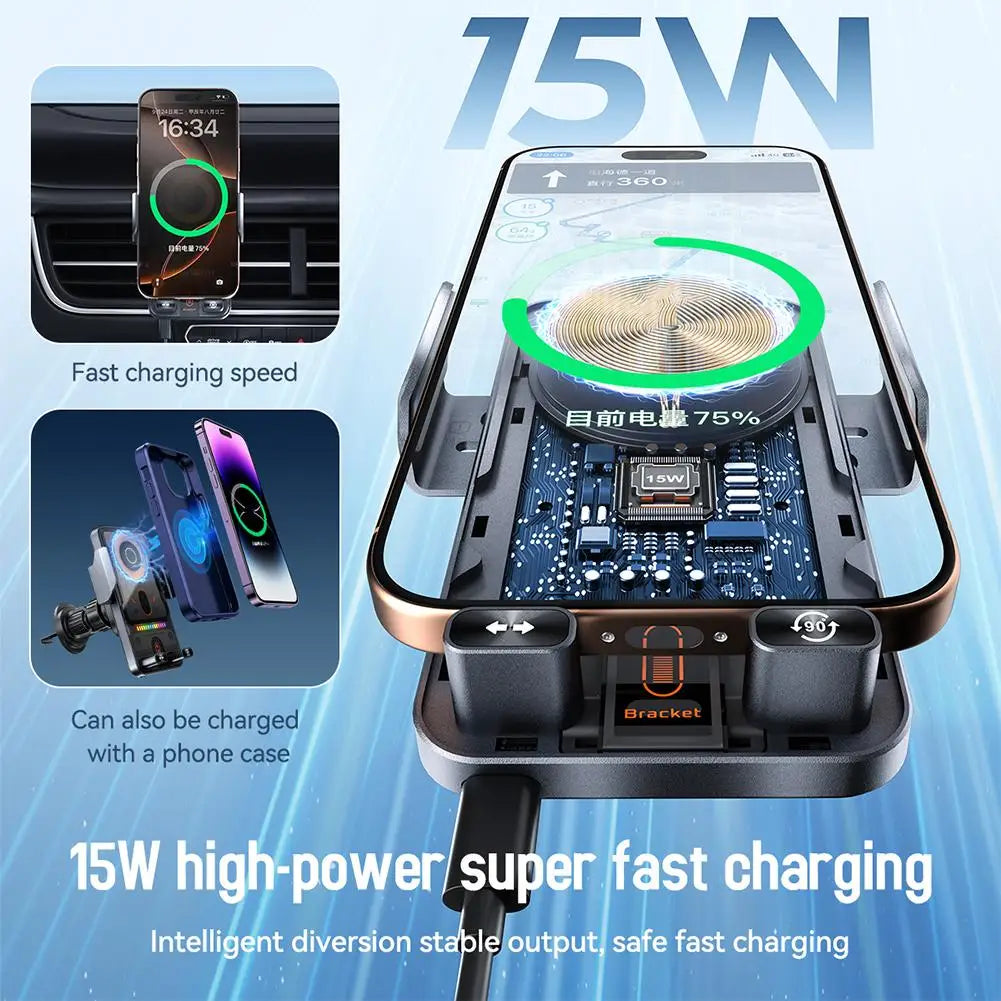Brehn | smarter Auto-Clamping Wireless Charger Auto Telefonhalter