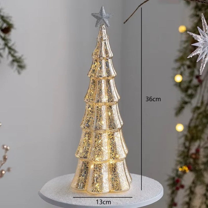 Brehn | Weihnachtszeit LED Frosted Glass Baumlampe