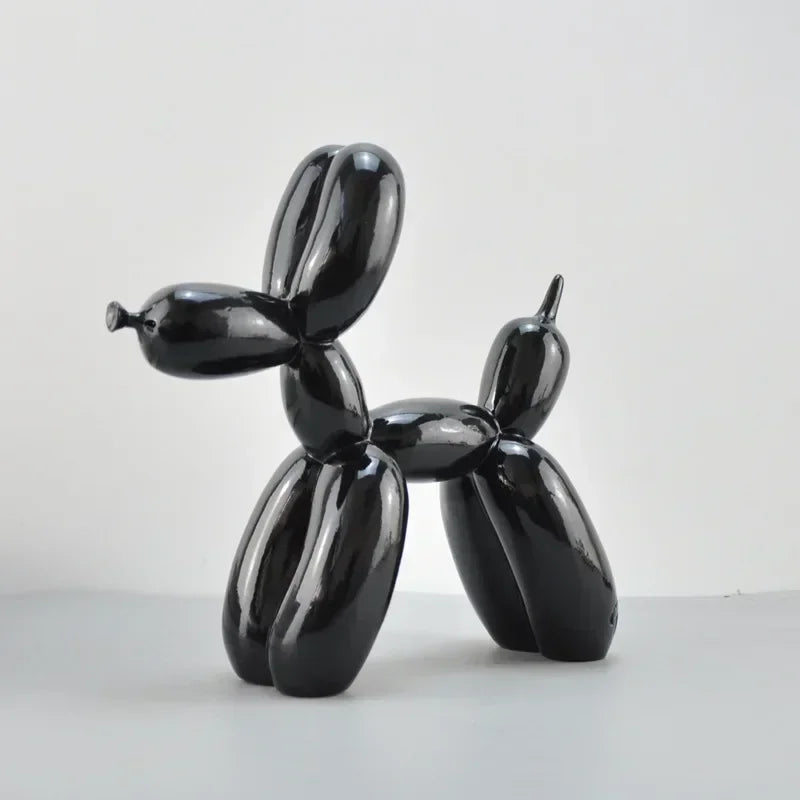 Brehn | Nordic Ballon Hund Skulptur Harz Tier Ornament Kunst Skulpturen und Figuren Handwerk Hause Dekoration Zimmer Desktop Zubehör