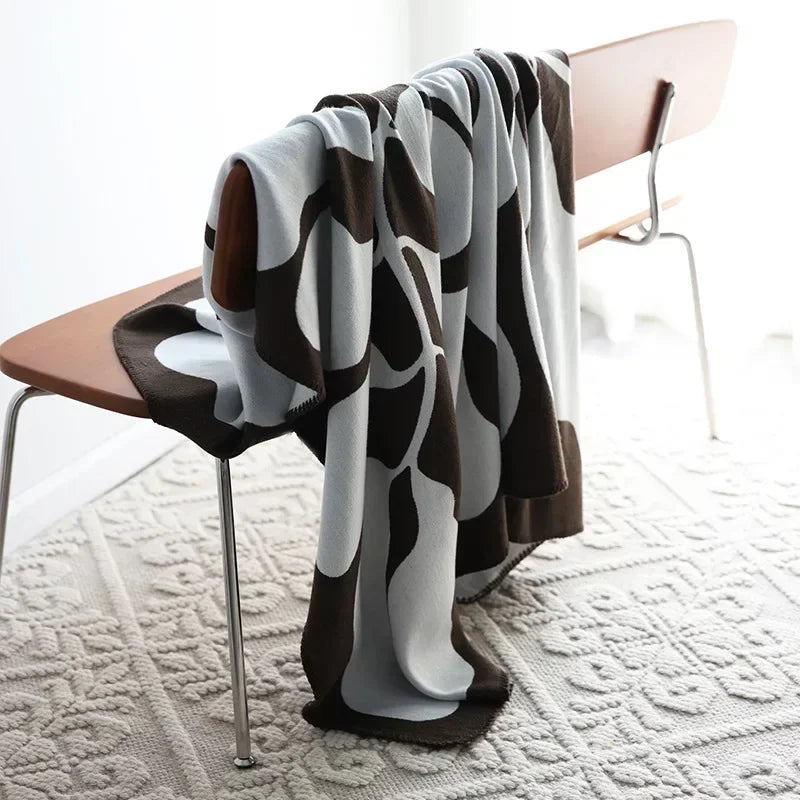 Brehn | NordLuxe | Jacquard Wurfdecke | Immitationskaschmir | Weich & Warm | Sofa-Decke & Bettüberwurf im skandinavischen Stil