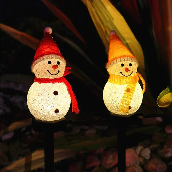 Solarbetriebene Schneemannlampe - SolarSnow | Brehn