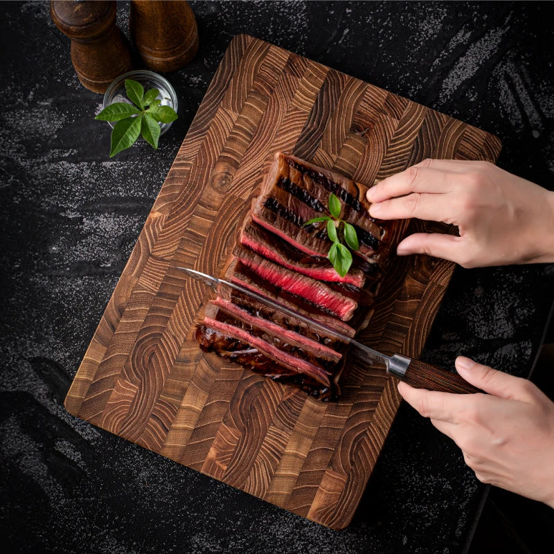 Brehn | Luxuriöse Dicke Teakholz Schneidebrett - ChefTeak