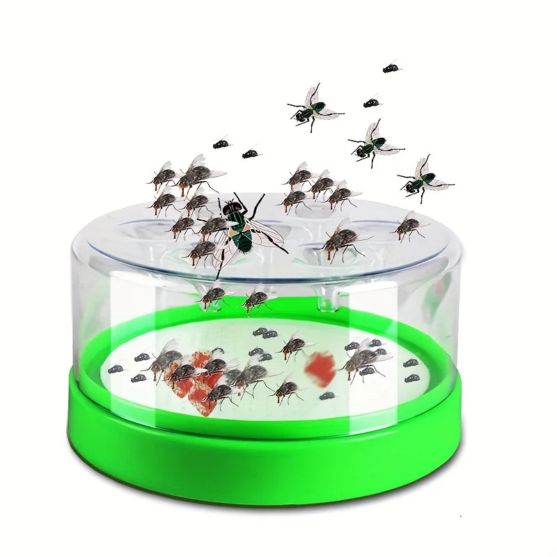 Brehn | Fly Trap EcoTrap 7 | Wiederverwendbar & Ungiftig | Ohne Elektrizität & Chemikalien | Mit 7 Eingängen für effektive Fliegenbekämpfung