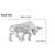 Brehn | ToroArte Stier Skulptur | Nordisches Design | Harzfigur Modern | 35 cm / 26 cm