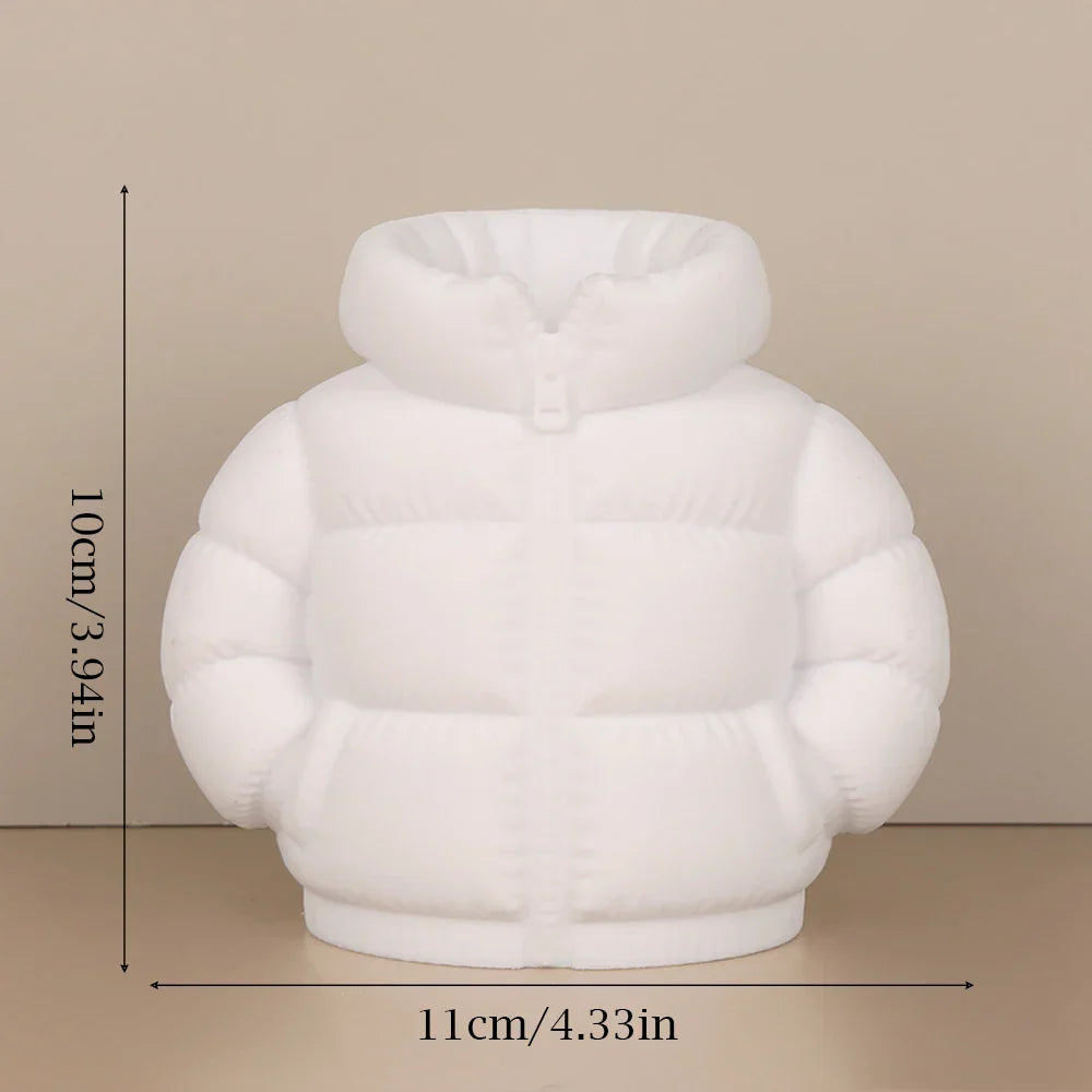 Mini Puffer Jacke Stifthalter | Brehn