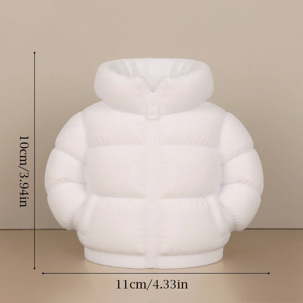 Mini Puffer Jacke Stifthalter