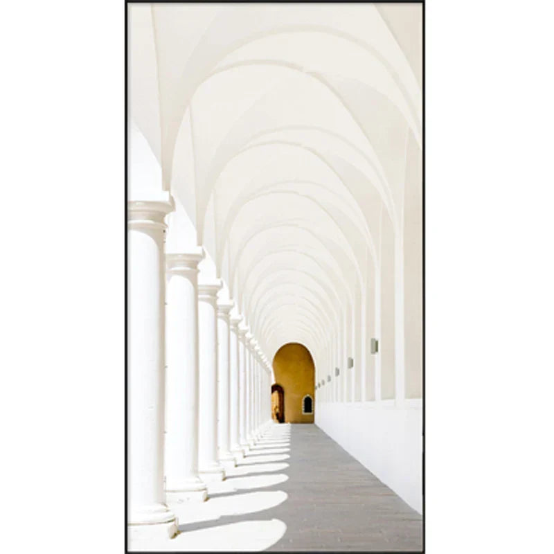 Moderne abstrakte minimalistische Bögen Architektur Wandkunst Fine Art Leinwanddrucke Bilder für Eingangsbereich Foyer Wohnzimmer Home Office Dekor | Brehn