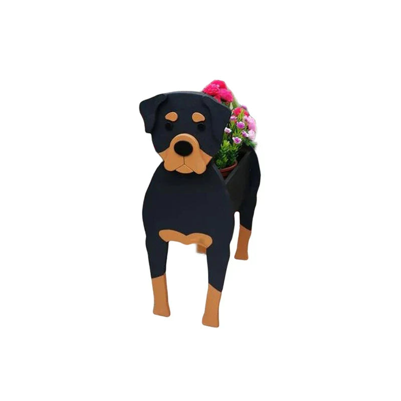 Blumentopf – Pfotenstark – Pflanzgefäß für Hunde – Verschiedene Rassen