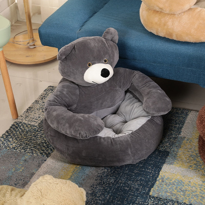 VIvolux | Snuggly Bear Super Soft Bequemes Haustierbett