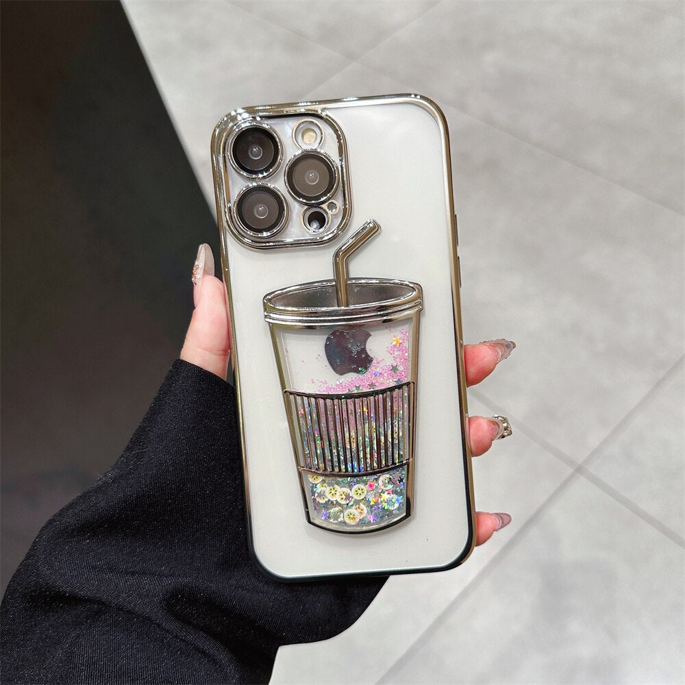 VIvolux | Glitter Star Trinkbecher iPhone-Hülle