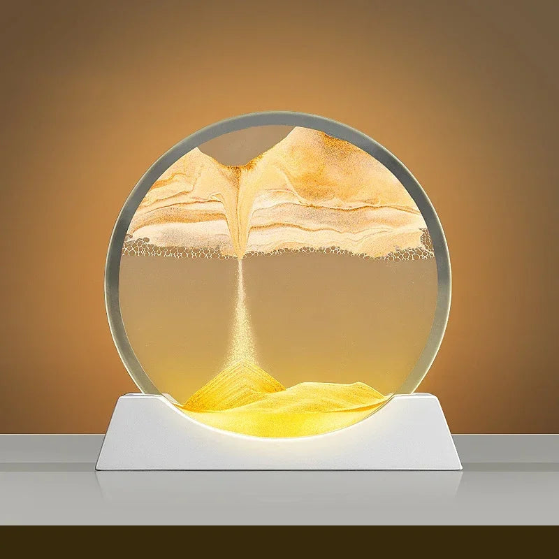 Brehn | Bewegende Sand Tischlampe
