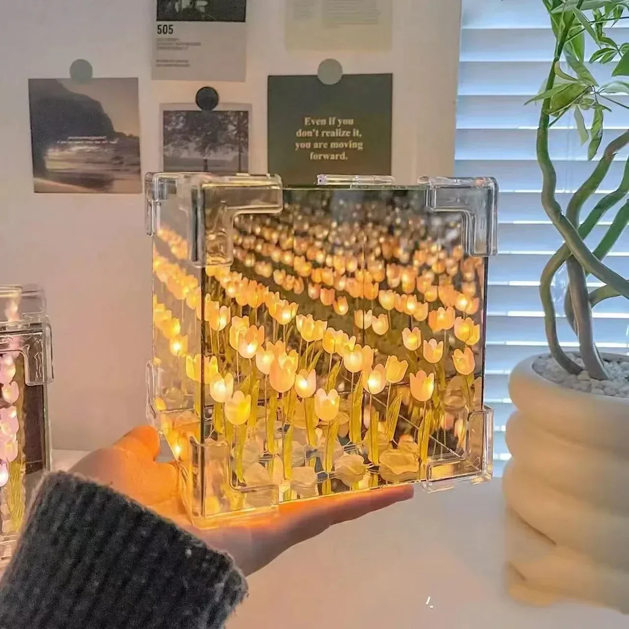 3D Tulpe DIY Brehnumen Würfel Nachtlampe | Brehn