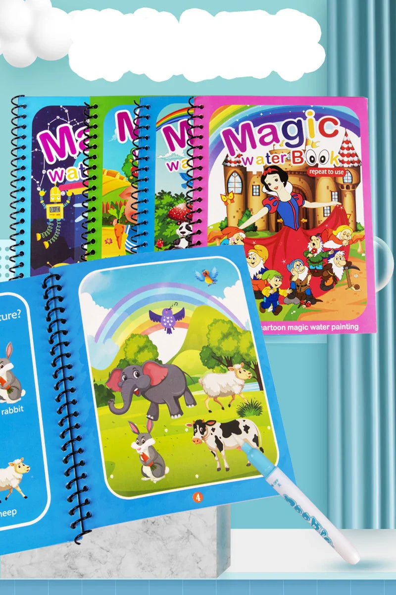 Brehn | Magisches Wasser Malbuch für Kinder