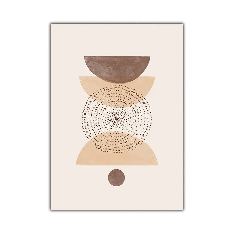Minimalistische abstrakte himmlische Geometrie Wandkunst Fine Art Leinwanddrucke Sonne Mond Poster Bilder für Wohnzimmer Schlafzimmer Kunst Dekor | Brehn