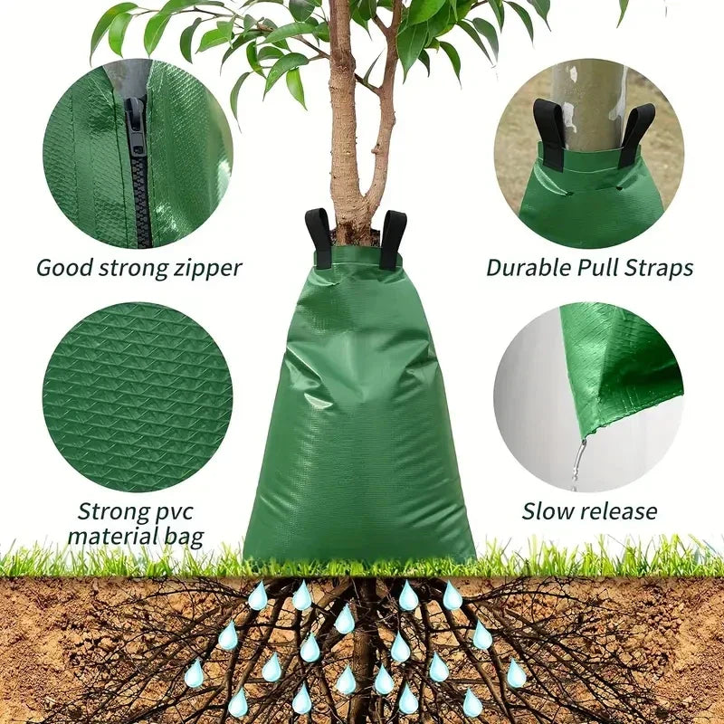 Brehn | Baumgießbeutel AquaTree 20 | 75L Kapazität | Wiederverwendbar & Langfristige Bewässerung | Für Garten- & Landschaftspflege