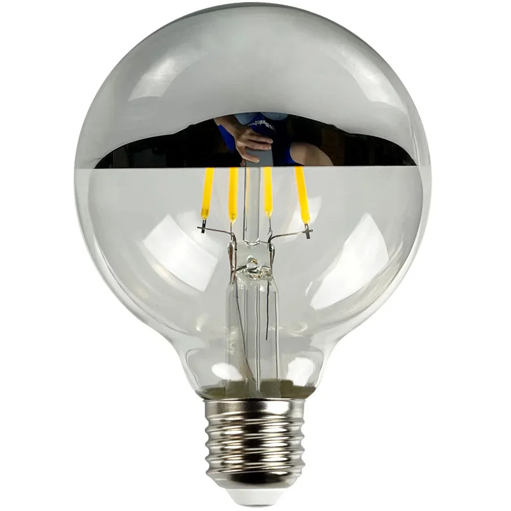 Vintage LED Glühbirne – Retro Tischleuchte mit Holzsockel | Brehn
