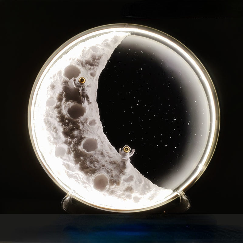Brehn | DIY schwebende Mond Nachtlampe