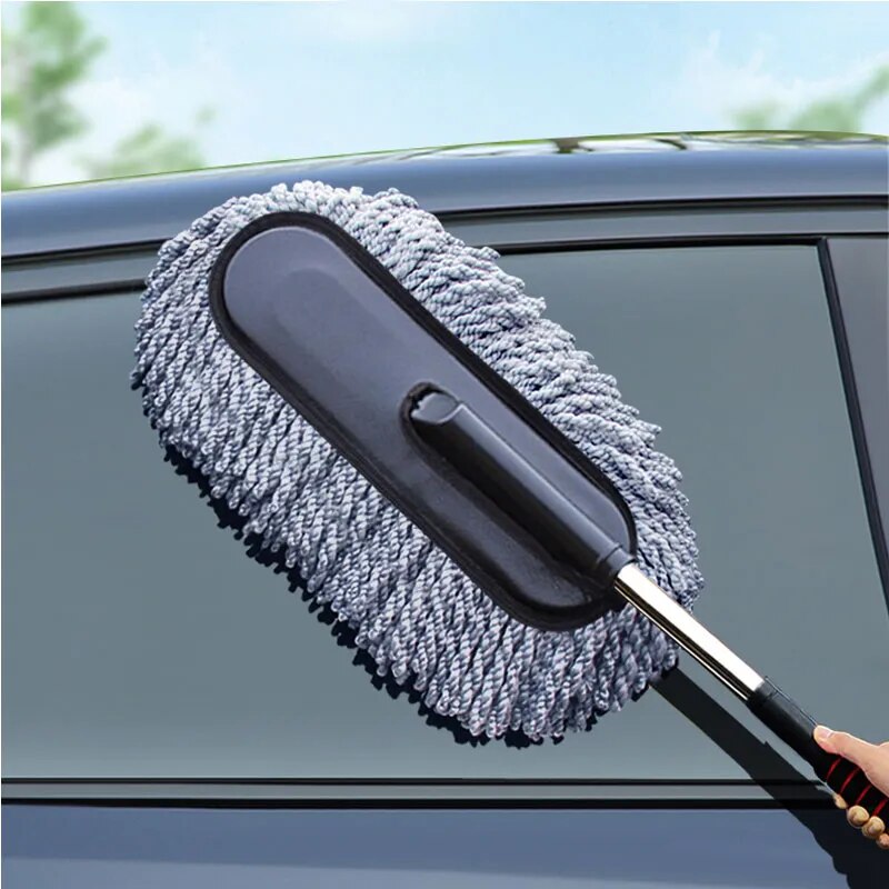 VIvolux | Pro Clean Universal Ausziehbares Auto-Wachs-Bürsten-Set